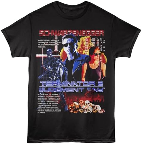 Amazon.com: Fear Factory Terminator Official Tee T-Shirt Mens